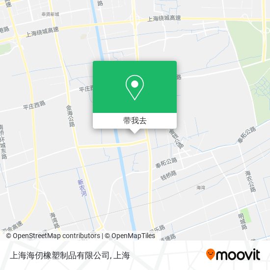 上海海仞橡塑制品有限公司地图