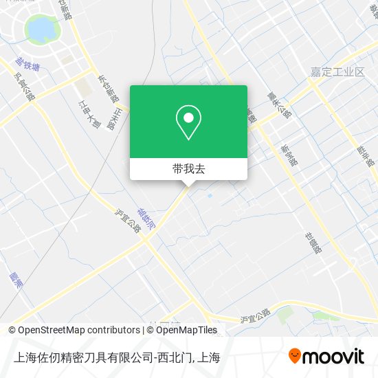 上海佐仞精密刀具有限公司-西北门地图