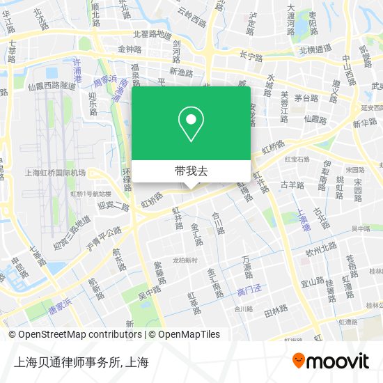 上海贝通律师事务所地图