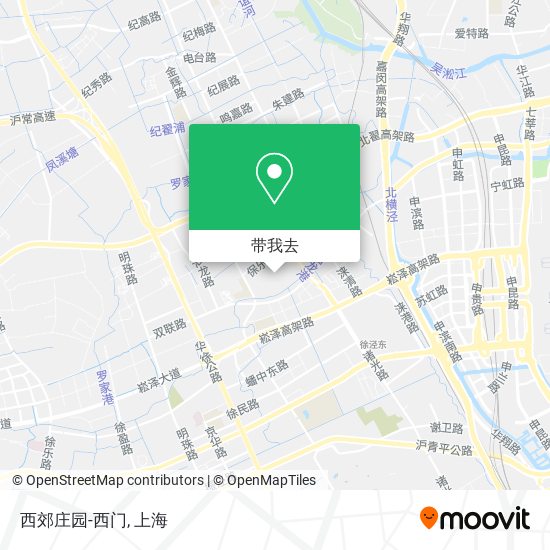 西郊庄园-西门地图