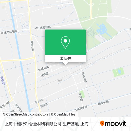 上海中洲特种合金材料有限公司-生产基地地图