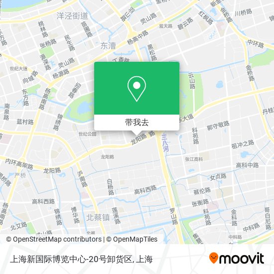 上海新国际博览中心-20号卸货区地图