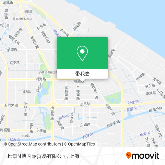 上海固博国际贸易有限公司地图