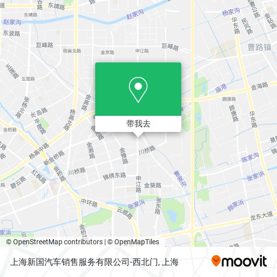 上海新国汽车销售服务有限公司-西北门地图