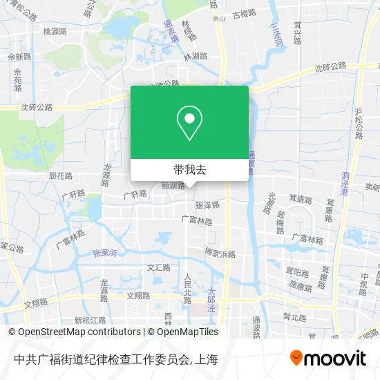 中共广福街道纪律检查工作委员会地图