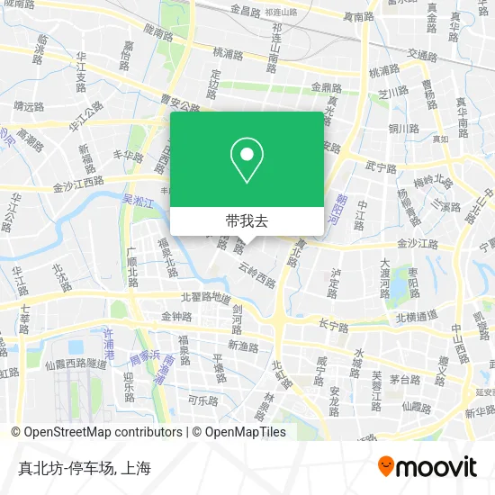 真北坊-停车场地图