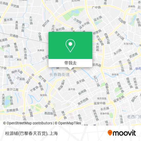 桂源铺(巴黎春天百货)地图