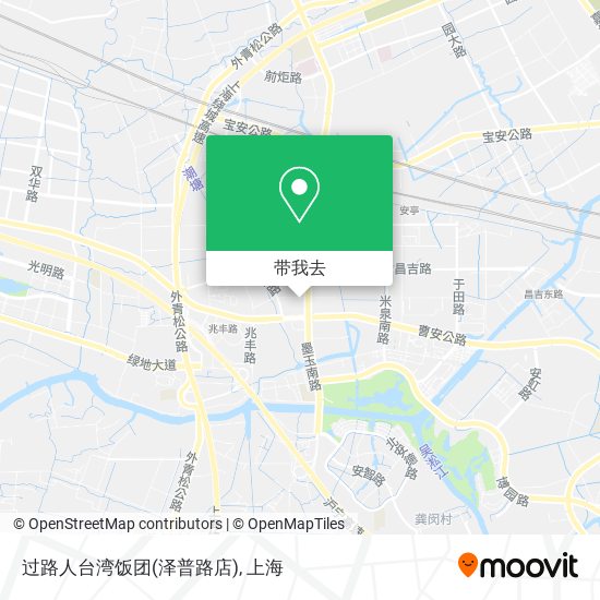 过路人台湾饭团(泽普路店)地图