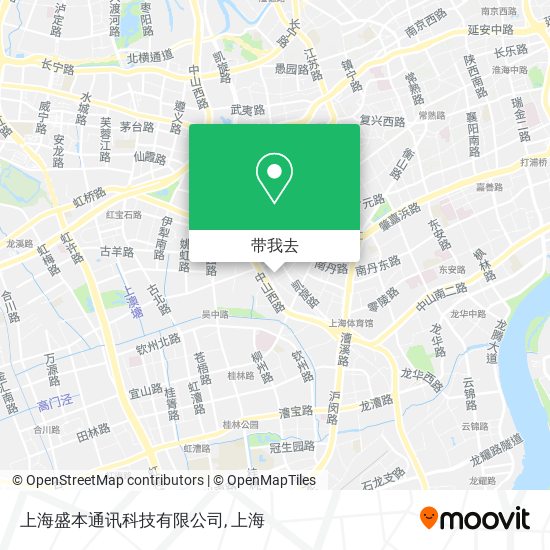 上海盛本通讯科技有限公司地图