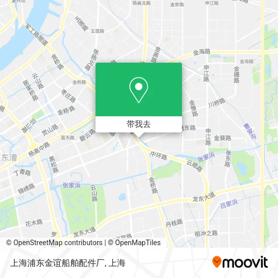 上海浦东金谊船舶配件厂地图