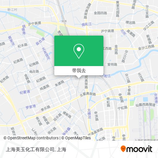 上海美玉化工有限公司地图