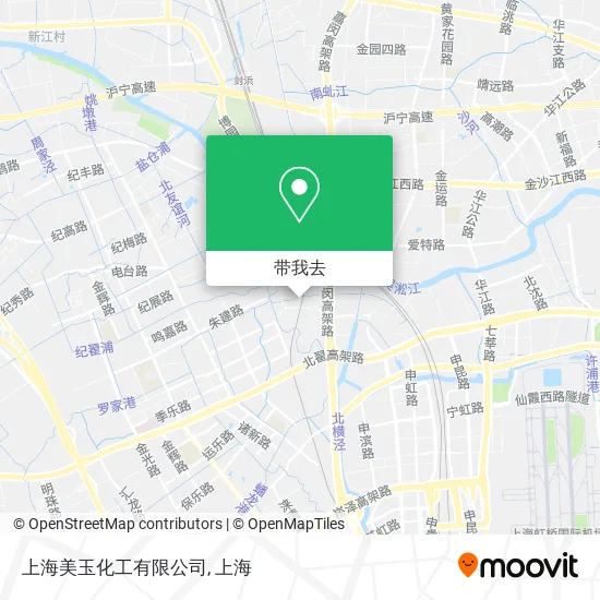 上海美玉化工有限公司地图