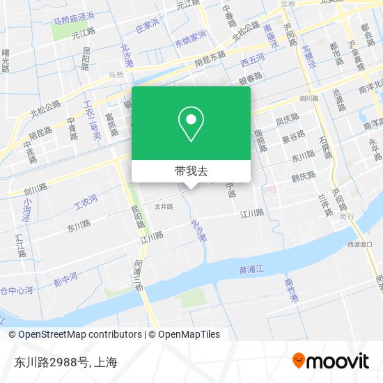 东川路2988号地图