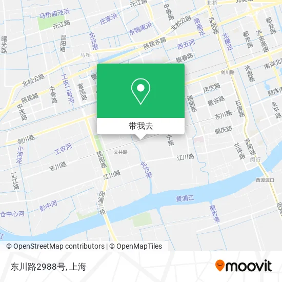 东川路2988号地图
