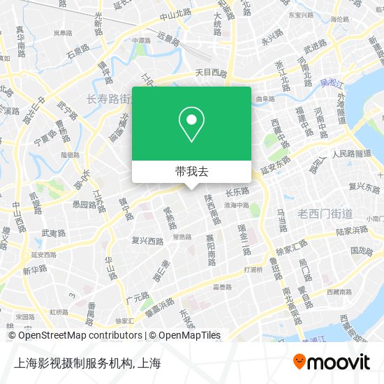 上海影视摄制服务机构地图