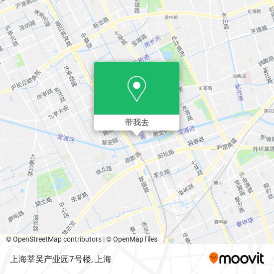 上海莘吴产业园7号楼地图