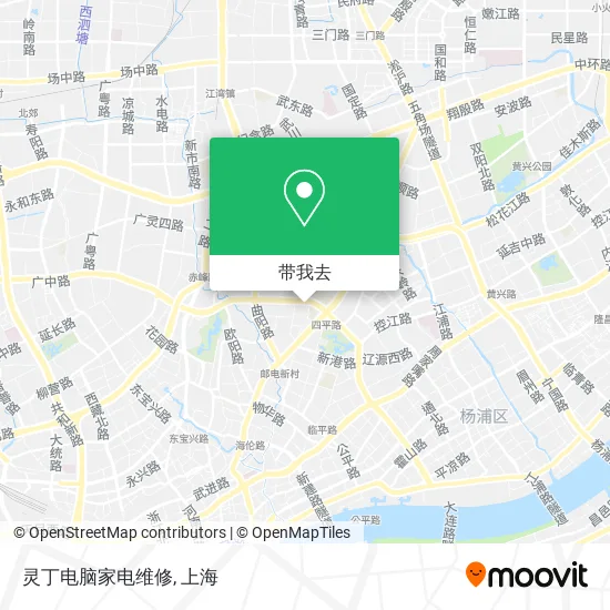 灵丁电脑家电维修地图