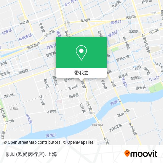 肌研(欧尚闵行店)地图