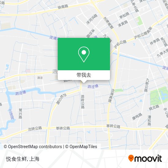 悦食生鲜地图