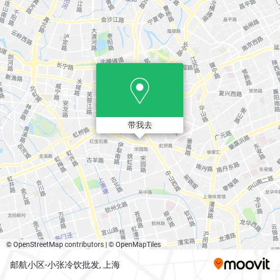邮航小区-小张冷饮批发地图