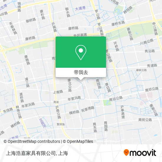 上海浩嘉家具有限公司地图