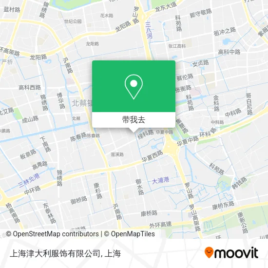 上海津大利服饰有限公司地图