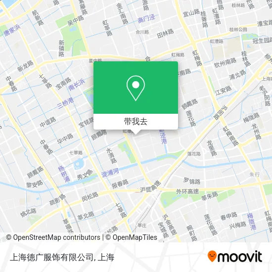 上海德广服饰有限公司地图