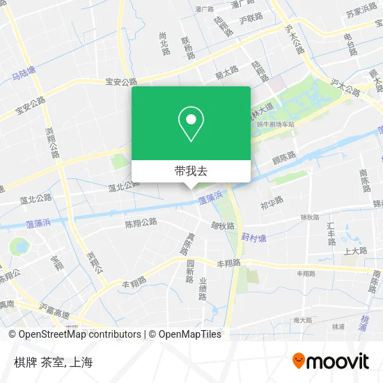 棋牌 茶室地图