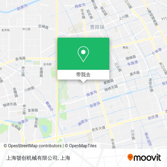 上海虢创机械有限公司地图