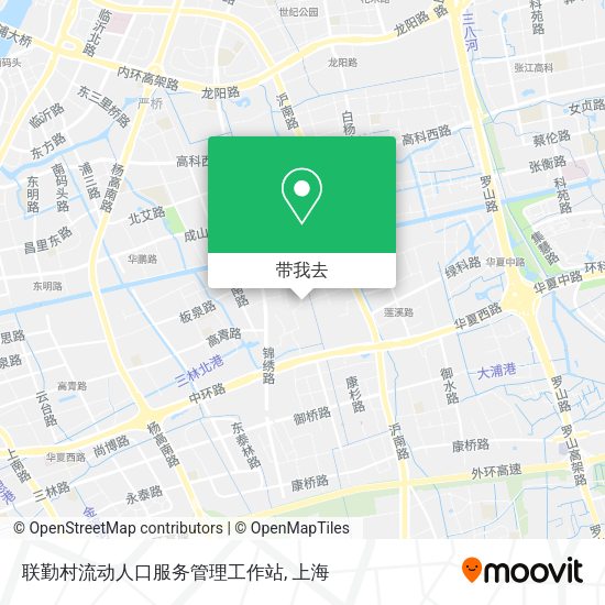 联勤村流动人口服务管理工作站地图
