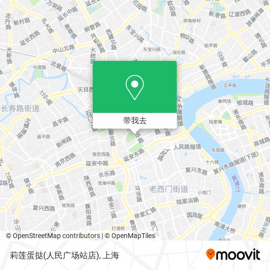莉莲蛋挞(人民广场站店)地图