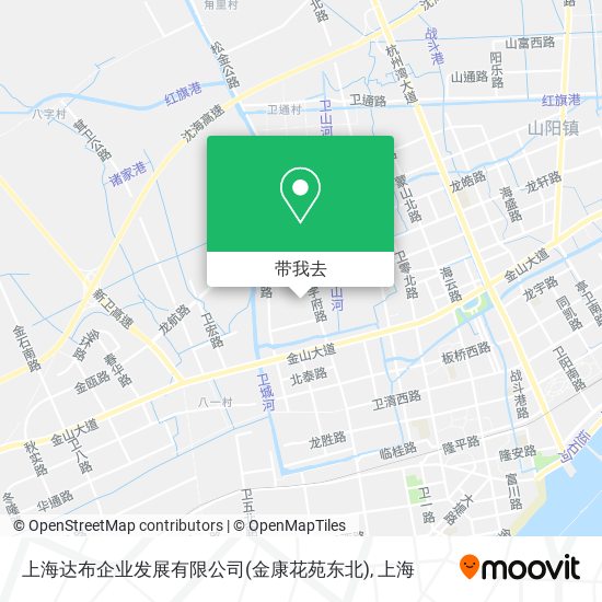 上海达布企业发展有限公司(金康花苑东北)地图