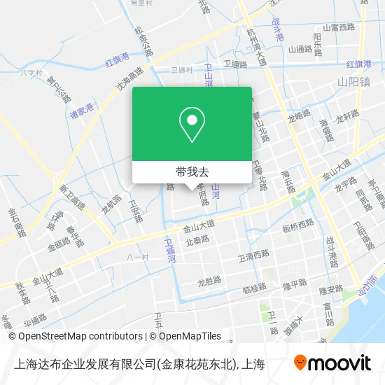 上海达布企业发展有限公司(金康花苑东北)地图