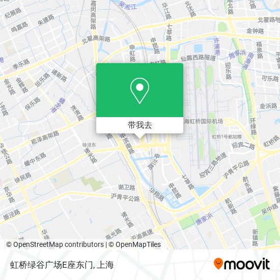 虹桥绿谷广场E座东门地图