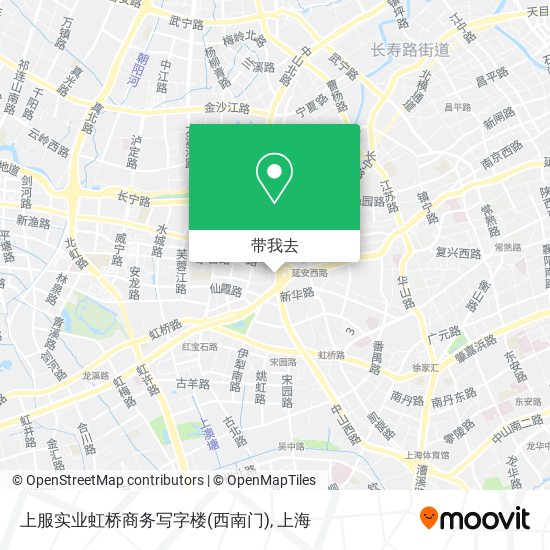 上服实业虹桥商务写字楼(西南门)地图