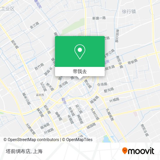 塔前绸布店地图