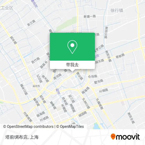 塔前绸布店地图