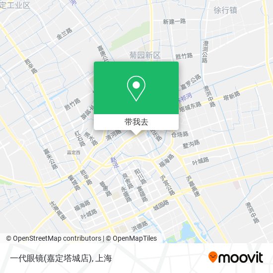 一代眼镜(嘉定塔城店)地图