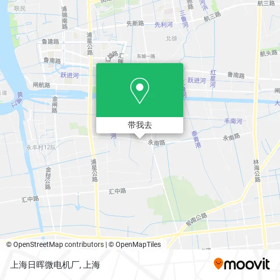 上海日晖微电机厂地图