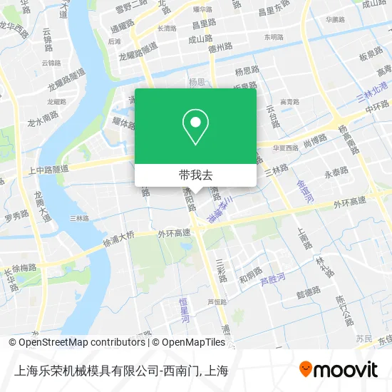 上海乐荣机械模具有限公司-西南门地图