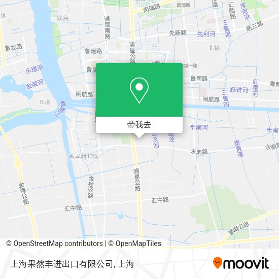 上海果然丰进出口有限公司地图