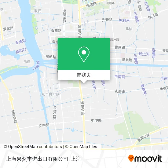 上海果然丰进出口有限公司地图
