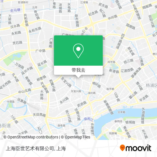 上海臣世艺术有限公司地图