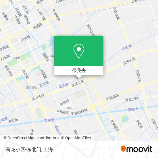 荷花小区-东北门地图