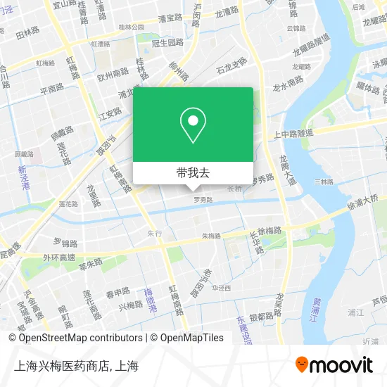上海兴梅医药商店地图