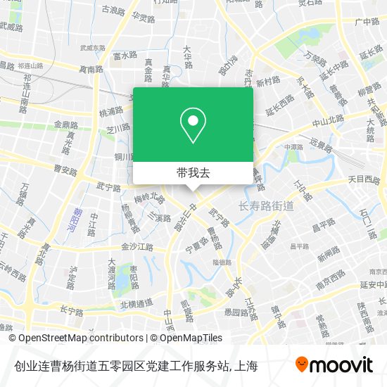 创业连曹杨街道五零园区党建工作服务站地图