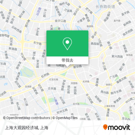 上海大观园经济城地图