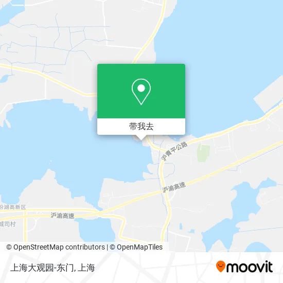 上海大观园-东门地图