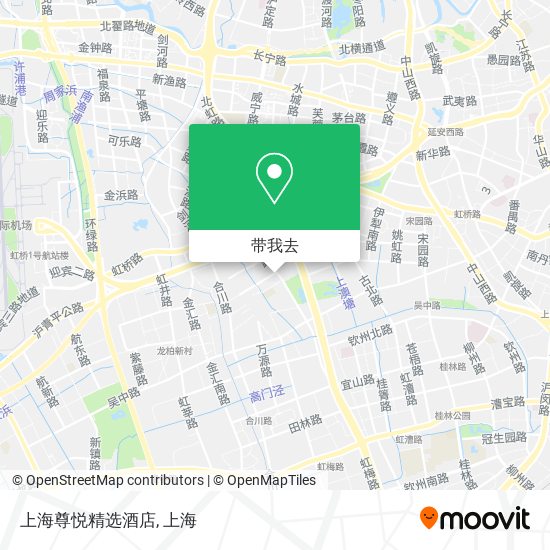 上海尊悦精选酒店地图