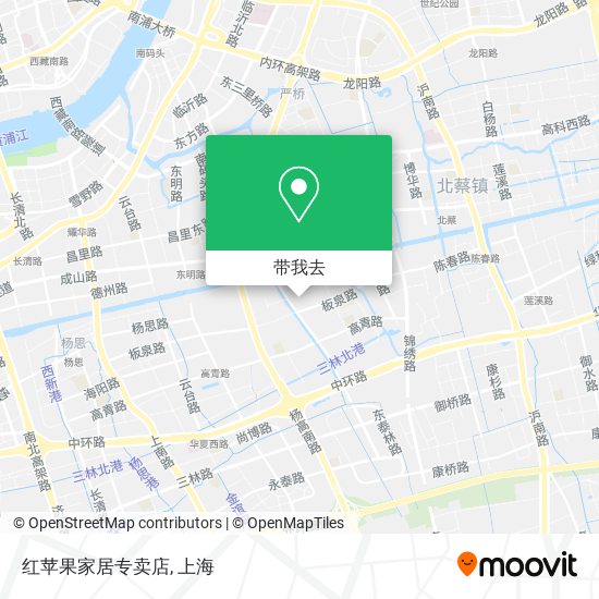 红苹果家居专卖店地图